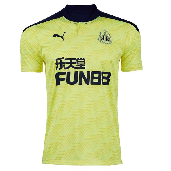 Tailandia Camiseta Newcastle United 2ª Kit 2020 2021 Amarillo